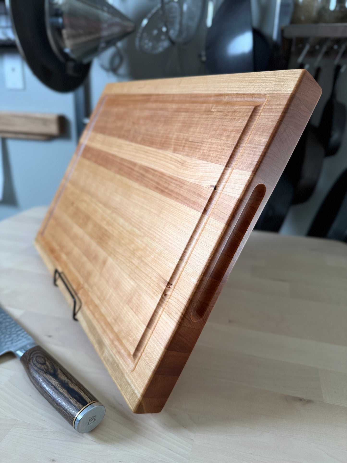 "ORIGINAL" CHERRY EDGE GRAIN CUTTING BOARD