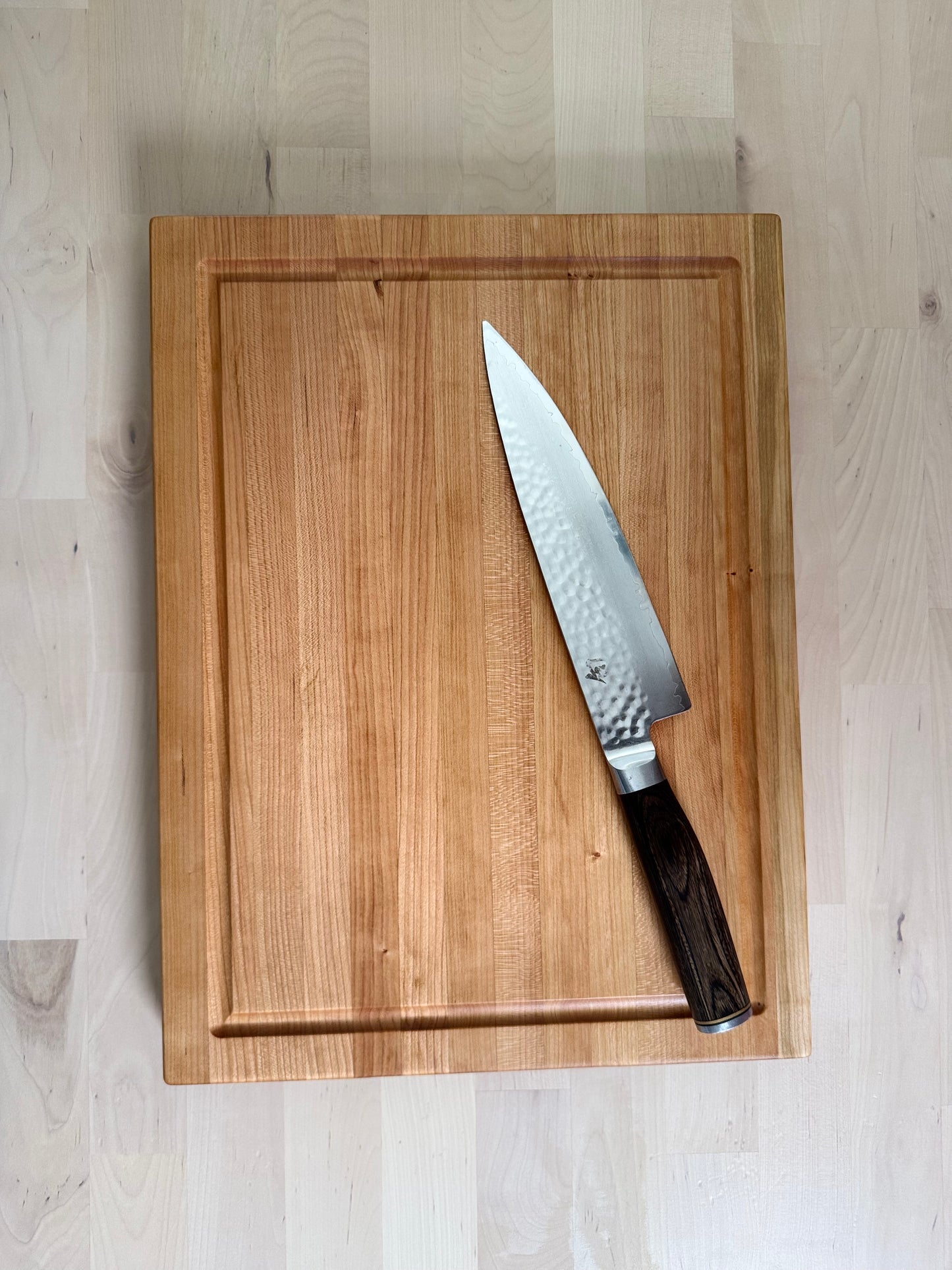 "ORIGINAL" CHERRY EDGE GRAIN CUTTING BOARD
