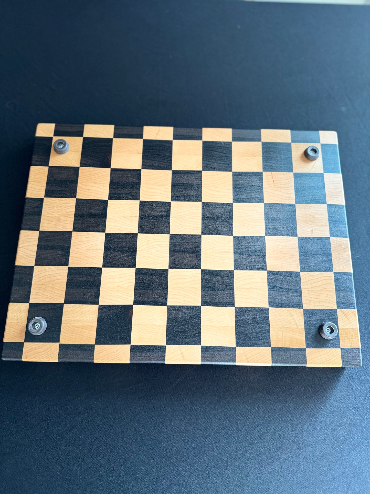"HIGHLANDS" MAPLE+WALNUT END GRAIN CUTTING BOARD